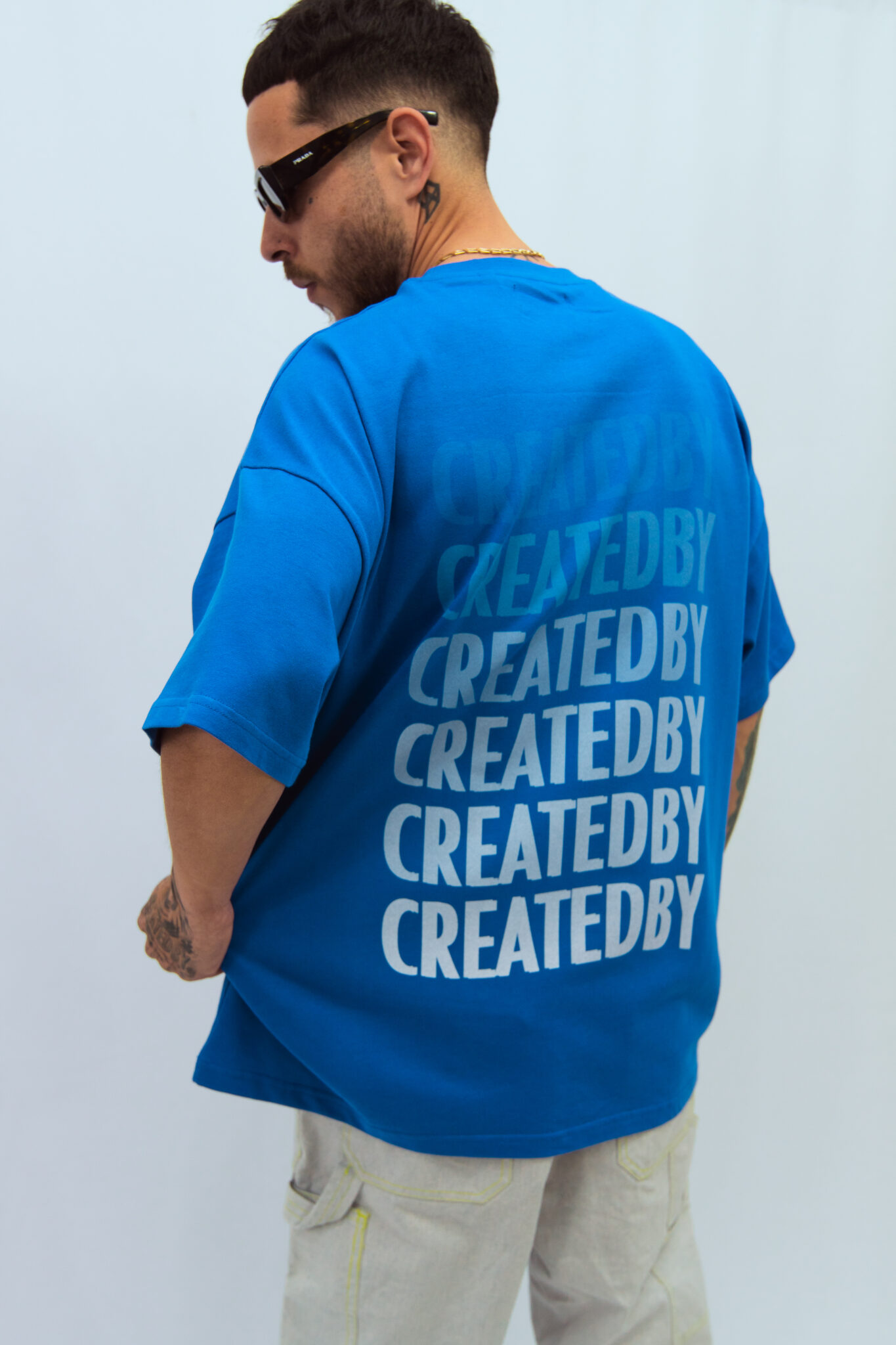 CREATEDBY Blue Tee