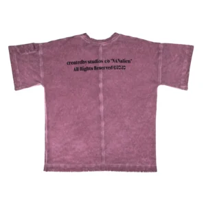 SAUDI ARABI PURPLE WASHED HEAVY-WEIGHT T-SHIRT