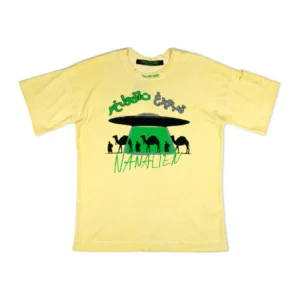 SAUDI ARABI CREAM WASHED HEAVY-WEIGHT T-SHIRT