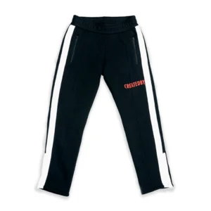 RED LOGO TRACKPANTS