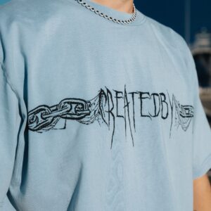 Web of Chains™ Graphic T-Shirt – Baby Blue Edition