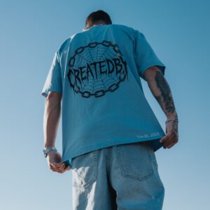 Web of Chains™ Graphic T-Shirt – Baby Blue Edition